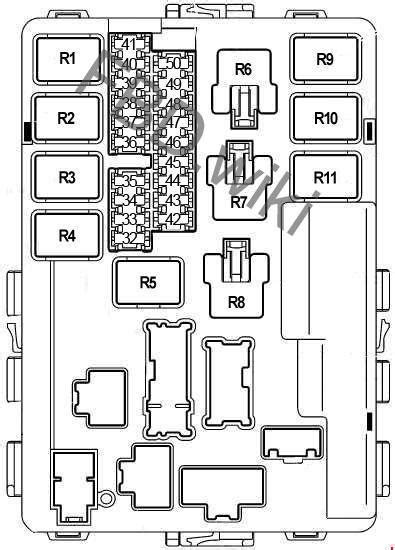 '04-'09 Nissan Quest (V42) Fuse Box Diagram