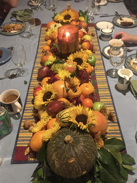 Thanksgiving Centerpiece 2017 | Thanksgiving centerpieces, Decor, Table decorations