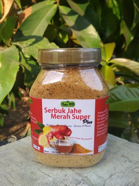 Jual Serbuk Jahe Merah Super Plus di Lapak khazanahherbal | Bukalapak