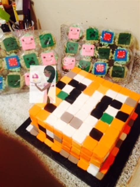 Minecraft Stampy Cat W/ Friend - CakeCentral.com