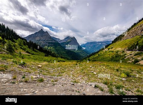 Logan Pass, Glacier National Park Stock Photo - Alamy