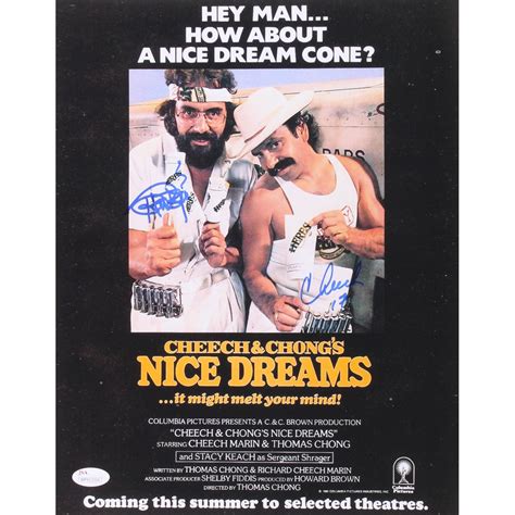 Cheech Marin & Tommy Chong Signed "Cheech & Chong's Nice Dreams" 11x14 ...