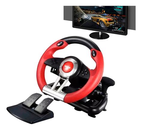 Volante Con Pedal Noga Gears Pc Consolas Pcreg | PC Registrada