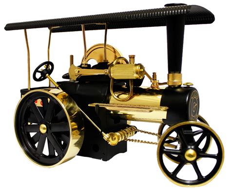 Working Brass Model Steam Traction Engine - From Gyroscope.com