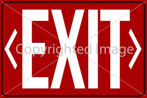 ScreamPrint | Downloadable EXIT Sign Left & Right Sides – Red – Spookteek