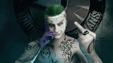 Joker Jared Leto Damaged 4k Wallpaper,HD Superheroes Wallpapers,4k Wallpapers,Images,Backgrounds ...