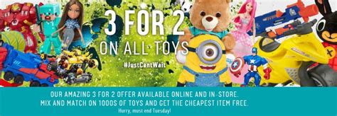 Argos UK Europe 3 for 2 on ALL Toys Including LEGO - Toys N Bricks