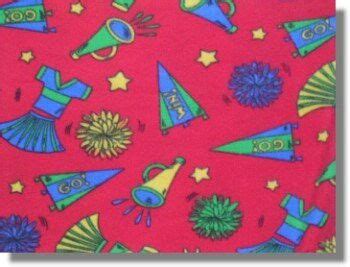 Cheerleading fleece fabric | Kids rugs, Fleece fabric, Fabric