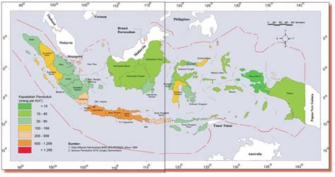 Population Density Indonesia 2010 Maps