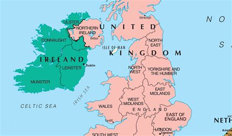 Free Printable Map Of Uk And Ireland