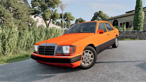 BeamNG.drive - Mercedes-Benz E 300 (W124) 1993 - Car Show Test Drive Crash . - YouTube