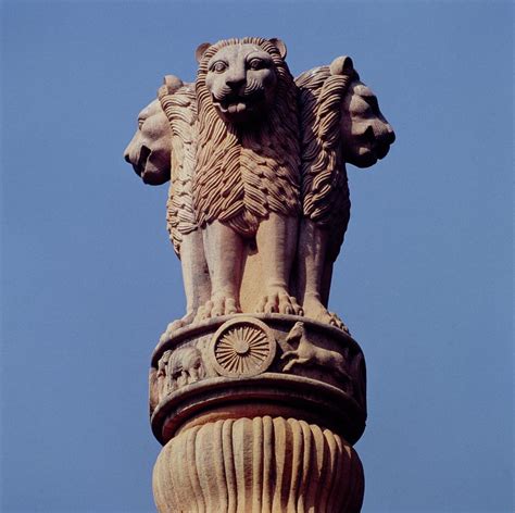 Detail From An Ashoka Pillar Photograph by Indian School - Fine Art America