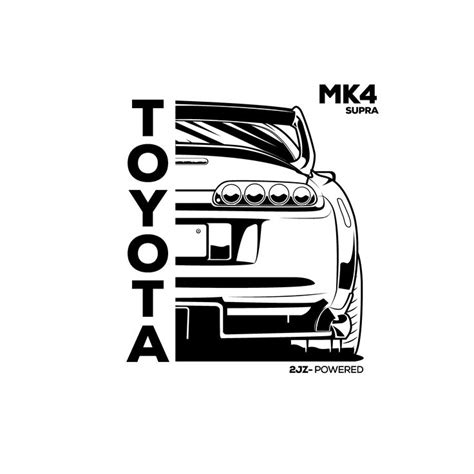 Toyota Supra MK4 T-shirt and Apparel