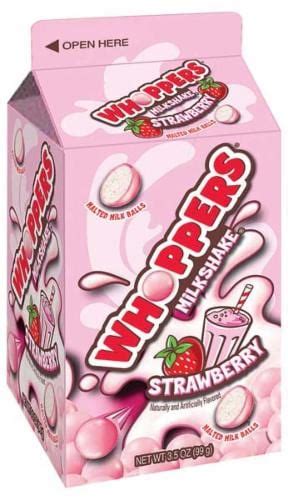 Whoppers Strawberry Milkshake Flavored Malted Milk Balls, 3.5 oz - Kroger