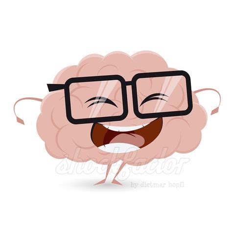 Funny Brain Clipart Cartoon Comic by Dietmar Höpfl shockfactor.de (com ...