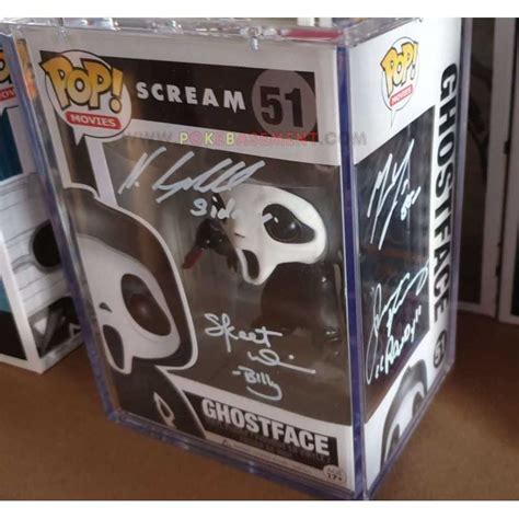 Funko Pop Scream 51 (Vaulted) - Ghostface signed by Neve Campbell ...