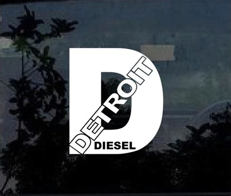 Detroit Diesel Decal Sticker | Custom Made In the USA | Fast Shipping