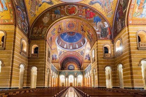 Interior View of the Cathedral Basilica of Saint Louis Editorial Image ...