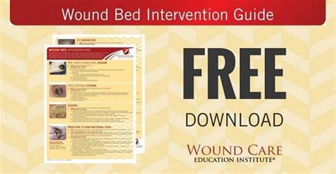 Wound Bed Intervention Guide | Wound care, Wounds nursing, Intervention guide