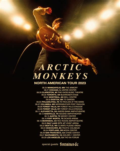 Arctic Monkeys Announce 2023 North American Tour - The Rock Revival