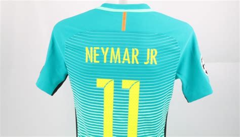 Neymar Match-Issued/Worn Shirt, CL 2016/17 - CharityStars