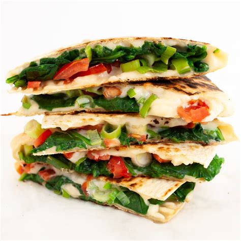 Spinach Quesadillas - Love & Good Stuff