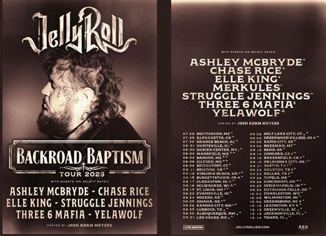 Jelly Roll Announces Massive “Backroad Baptism” Tour 2023! | Faygoluvers