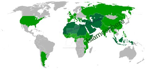 Islam map Greater Islamic Caliphate by Saint-Tepes on DeviantArt