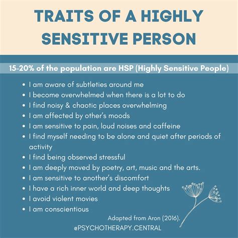 Traits of a Highly Sensitive Person