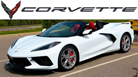 2020 C8 Corvette Convertible - Arctic White - YouTube