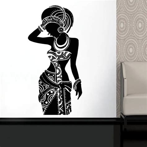 Aliexpress.com : Buy Africa Wall Decal Tribal African Wall Art Black ...