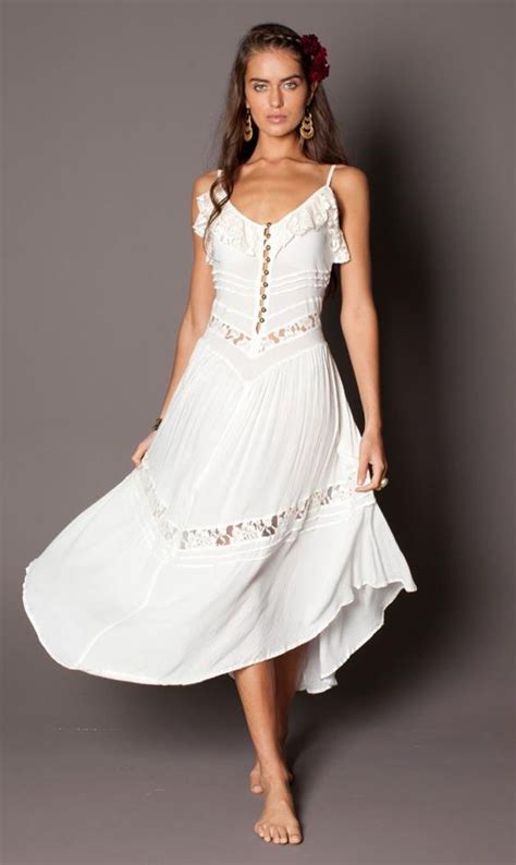 gorgeous fresh white dress spanish style | Dresses, Fashion, Boho fashion