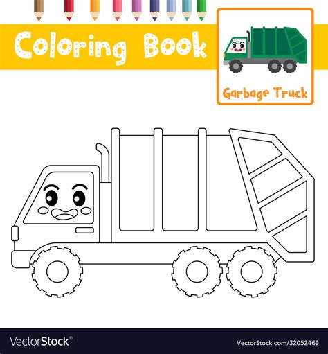 Free Printable Garbage Truck Coloring Pages