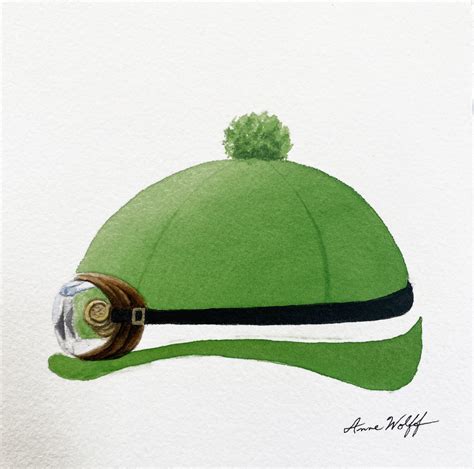 Green Helmet, 6x6 — Spa Fine Art Gallery