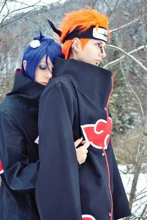 Pin by Luffy Pie on ⠀♡ Awesome Cosplays! ♡ | Couple cosplay, Akatsuki cosplay, Konan cosplay