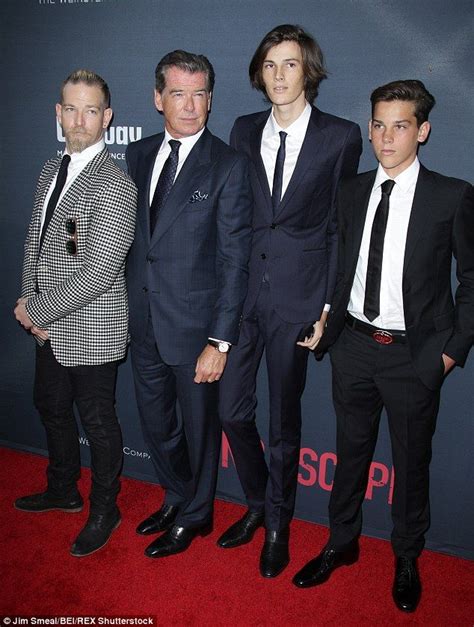 Pierce Brosnan is joined by his handsome sons at No Escape premiere ...