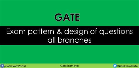 GATE Exam Pattern & design of questions 2021 – Gate Exam info