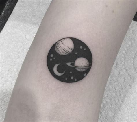 Simple Space Tattoos: 40+ Most Beautiful Cosmos Tattoo Ideas