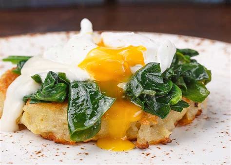 Irish Potato Cakes With Greens and Eggs