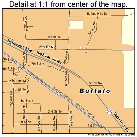 Buffalo Minnesota Street Map 2708452