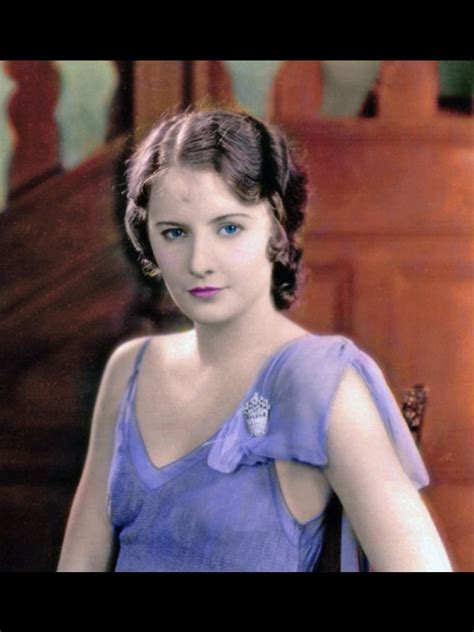 Behold! This awesome colorized photo of the beautiful Miss Barbara Stanwyck circa 1927 (from ...