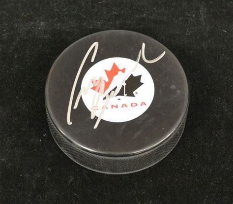 Team Canada Craig Berube Autographed Puck - Carls Cards & Collectibles