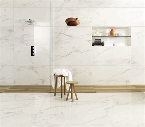 Indoor tile / floor / porcelain stoneware / polished - ANIMA CALACATTA ORO - CERAMICHE CAESAR ...