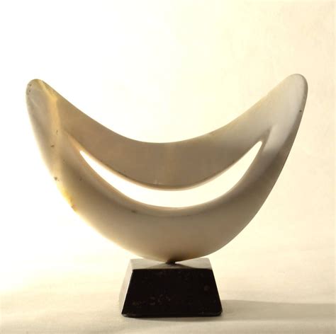 Alabaster Abstract Sculpture at 1stdibs