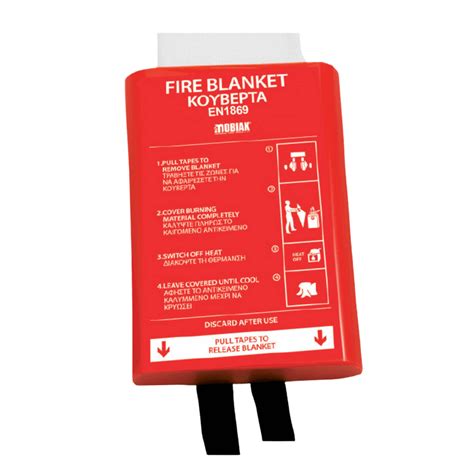 Fire Resistant Blanket 1,2 x 1,8 m in hard case | MariTeam