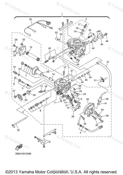 Yamaha V Star 650 Carburetor Diagram