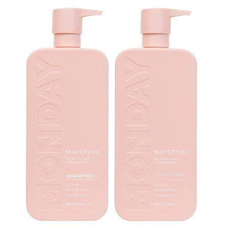 MONDAY Haircare MOISTURE Shampoo + Conditioner Bundle, 30 Fluid Ounce ...