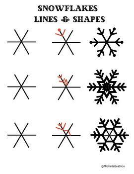 How To Draw A Snowflake