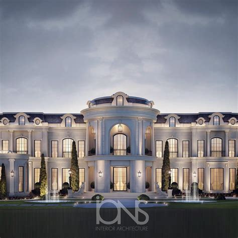 IONS grand mansion architecture design for our prestigious celebrity client Located in Virginia ...