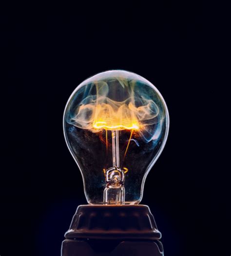 How to Photograph a Smoking Lightbulb